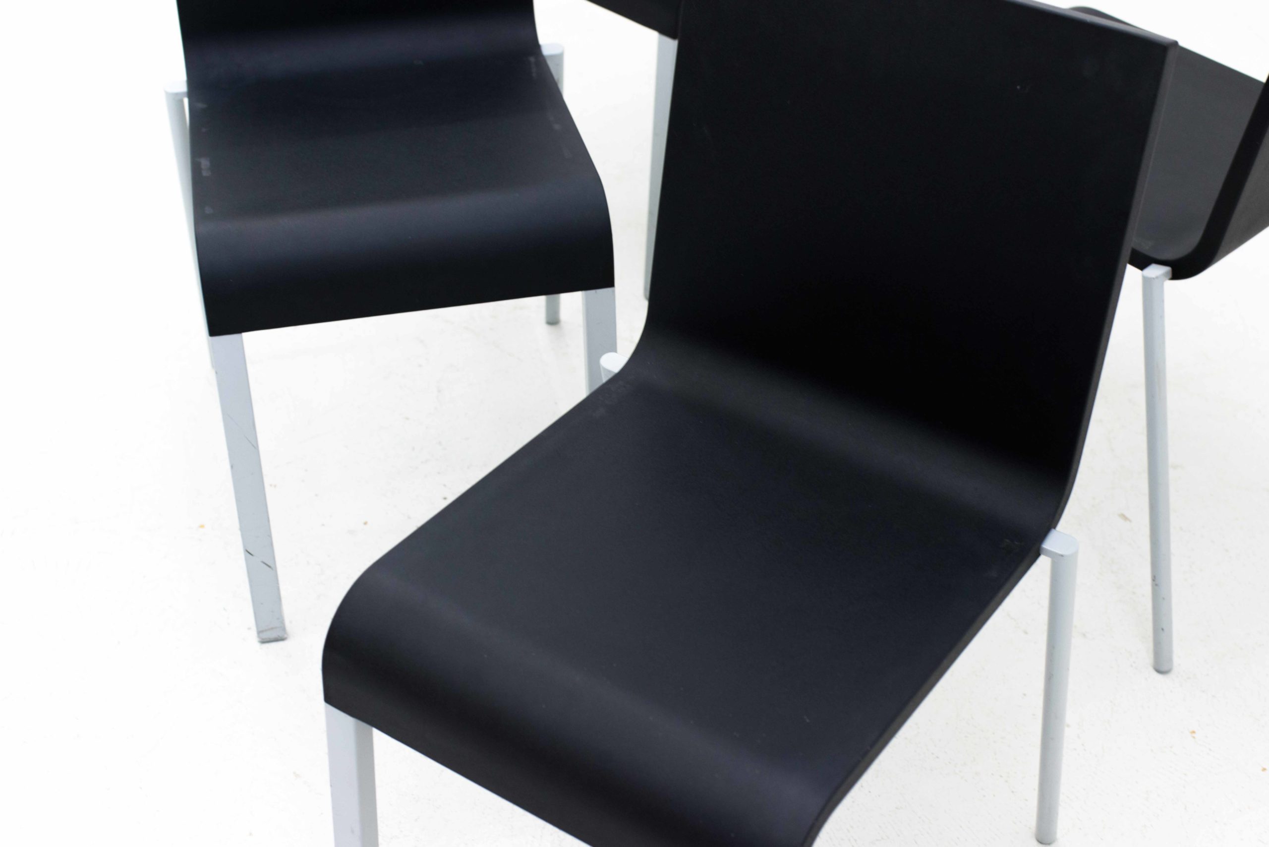 Vitra .03 Stühle von Maarten Van Severen  in Schwarz-2