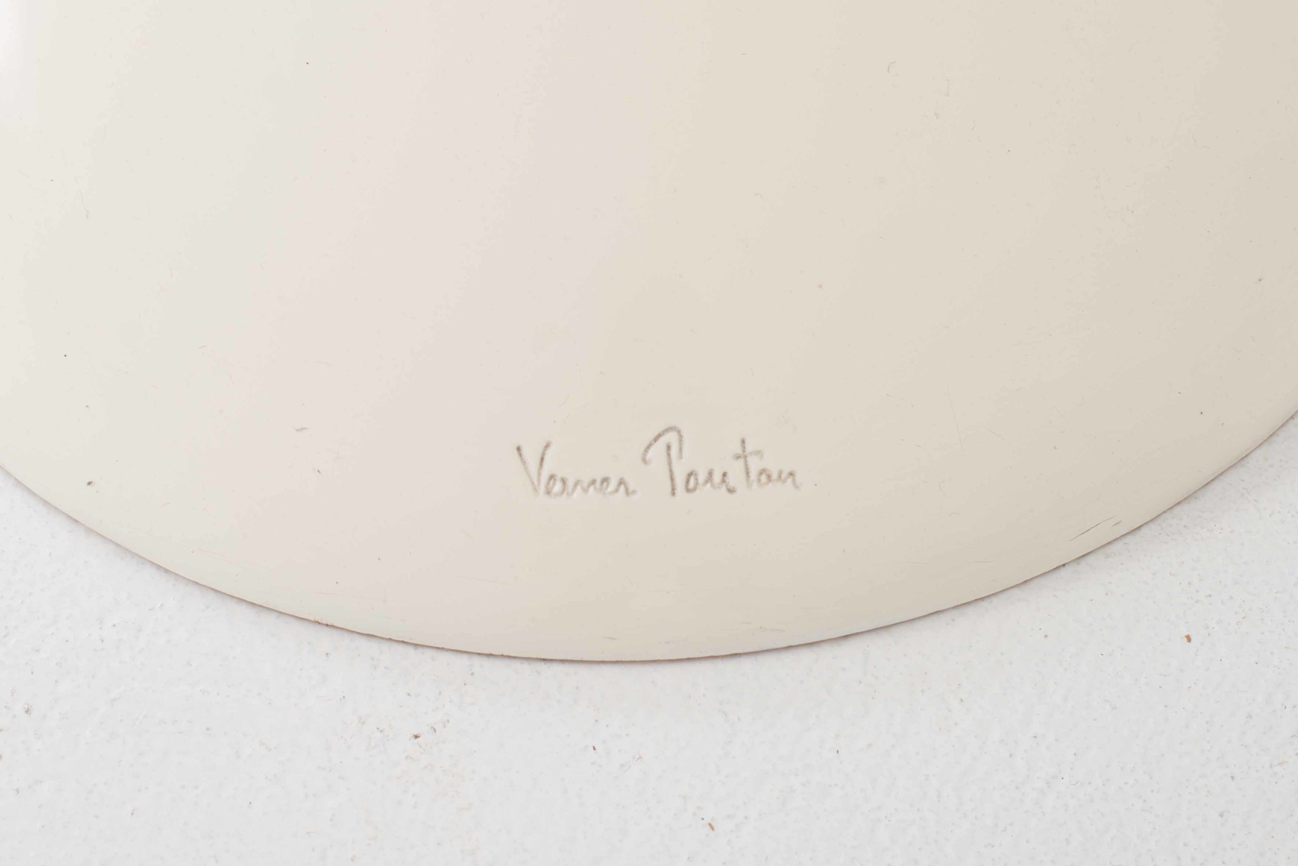 Vitra Classic Stuhl von Verner Panton in Eierschale-6
