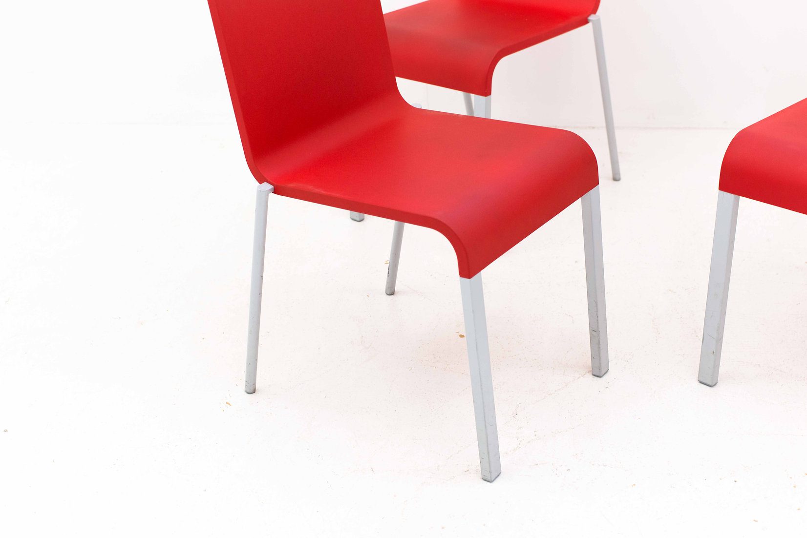 Maarten Van Severen .03 Stühle von Vitra in Rot-7
