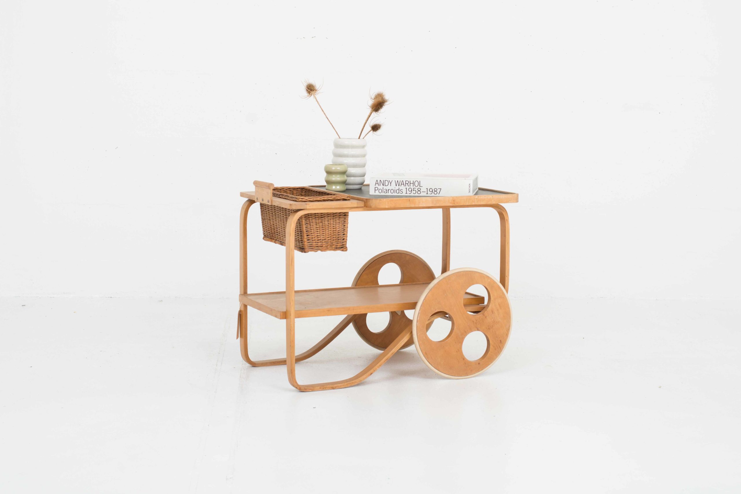 Teewagen von Alvar Aalto, produziert von Horgenglarus für Wohnbedarf-6