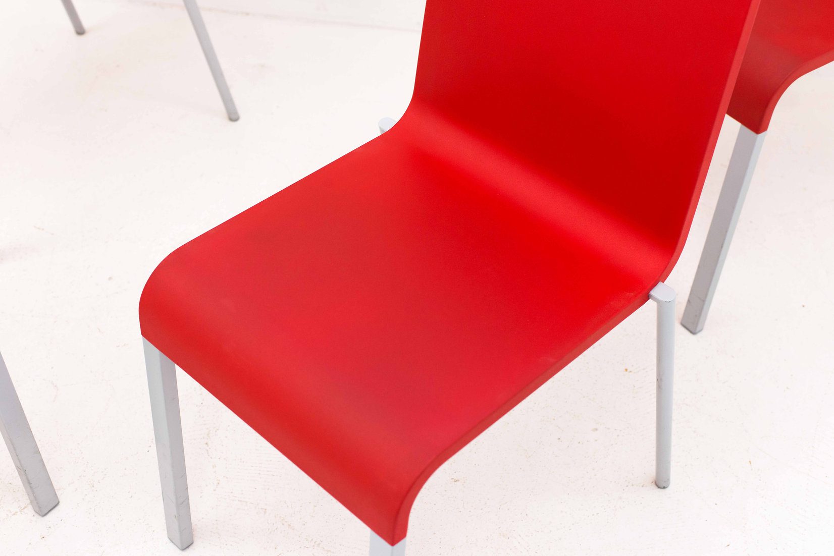 Maarten Van Severen .03 Stühle von Vitra in Rot-3