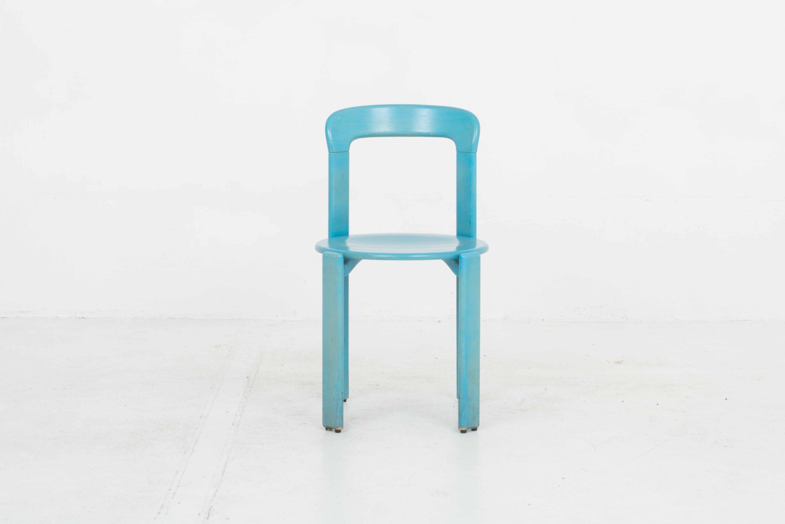 Bruno Rey Stühle &#8222;Typ 3300&#8220; von Dietiker im Zweierset &#8211; Blau-1