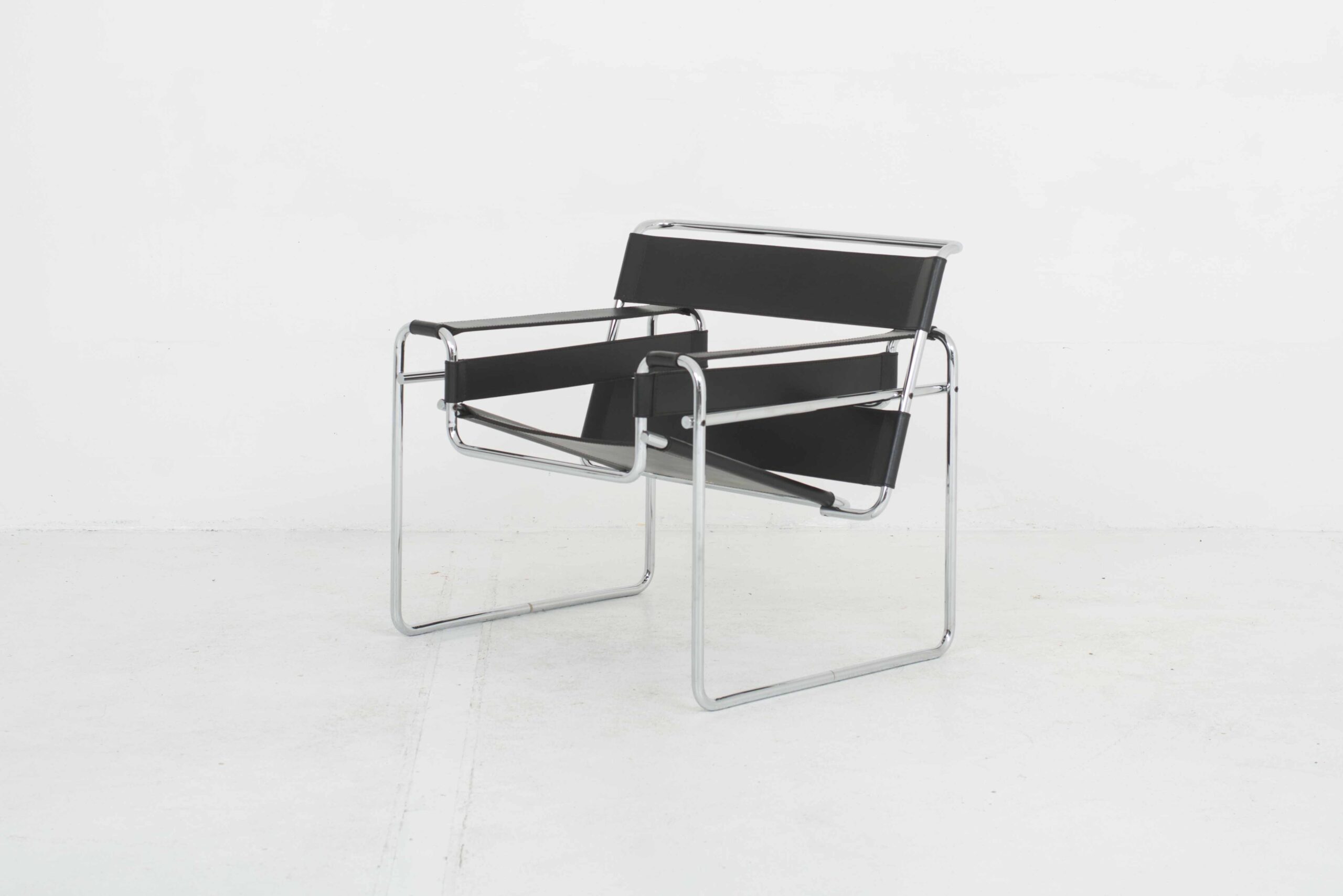 Marcel Breuer B3 / Wassily Chair von Knoll in Schwarz-0