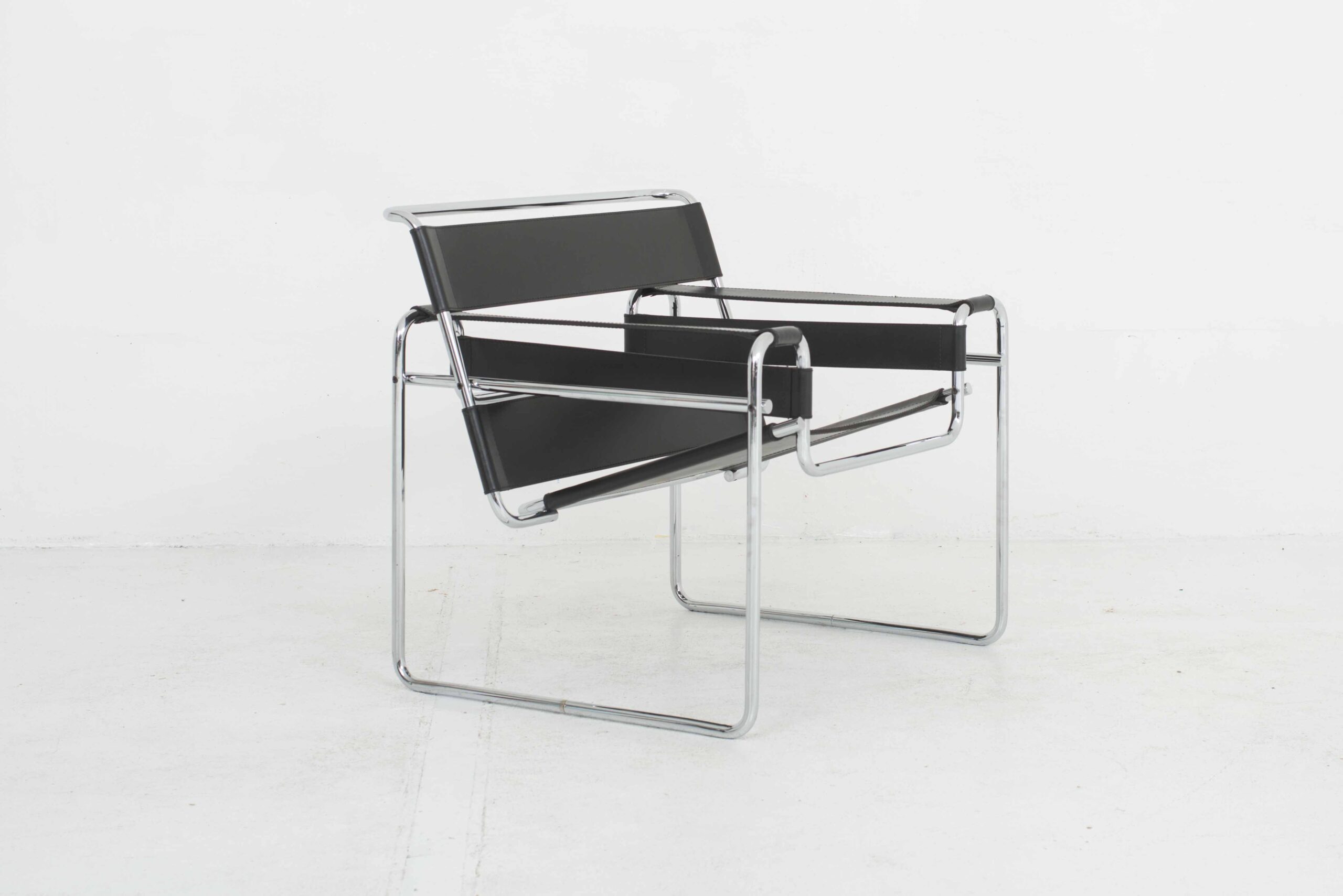 Marcel Breuer B3 / Wassily Chair von Knoll in Schwarz-2
