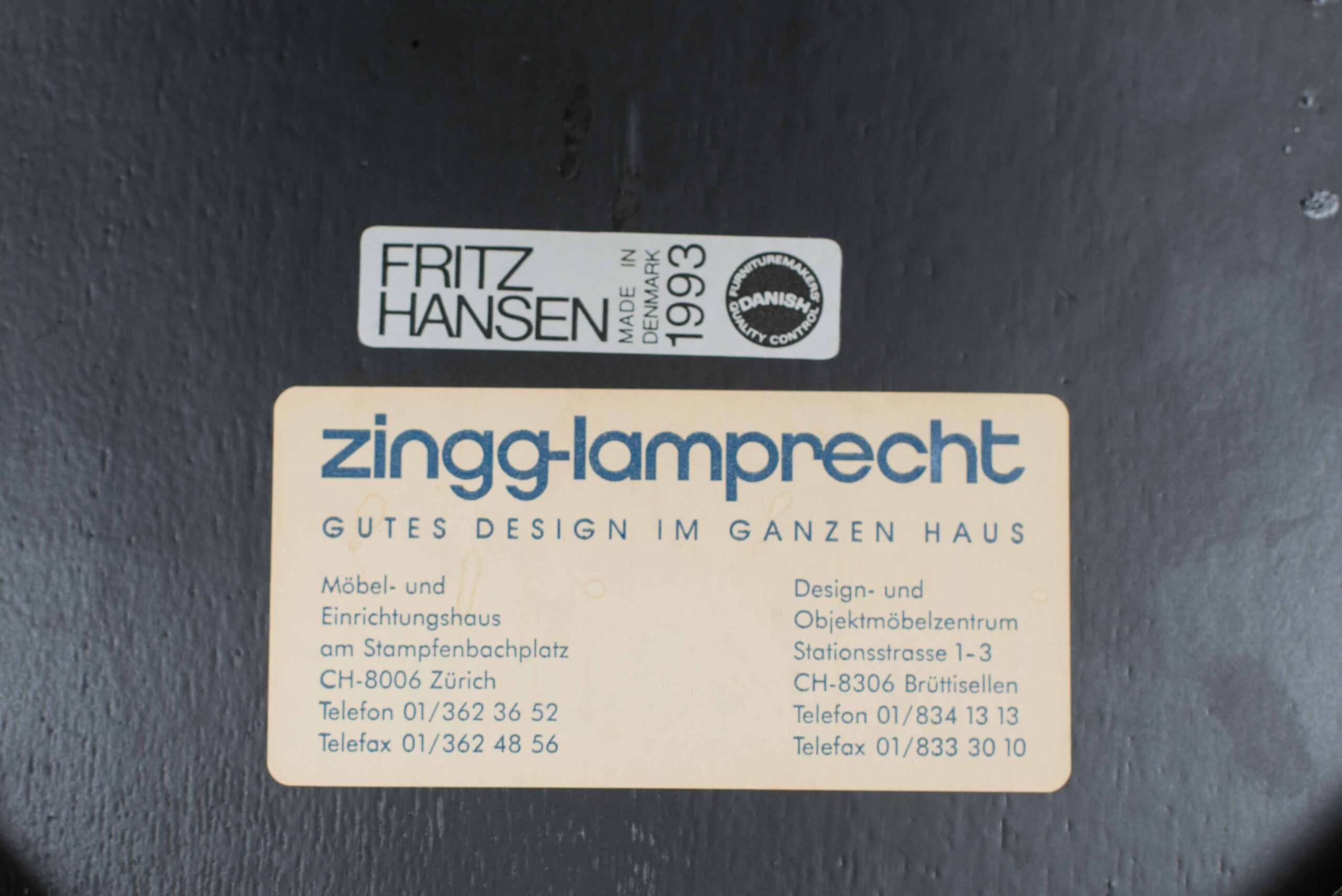 Fritz Hansen 3107 Stühle von Arne Jacobsen in Schwarz-11