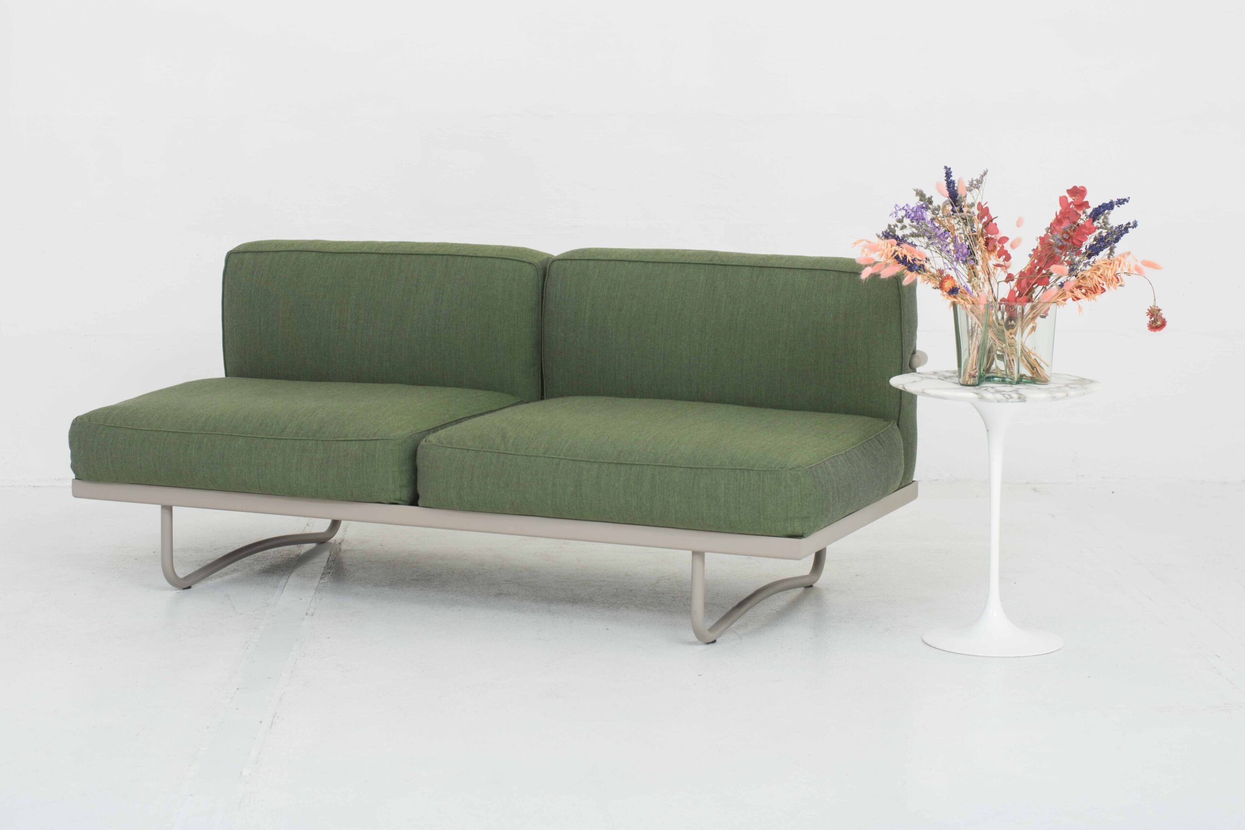 Le Corbusier LC5 Sofa von Cassina in Grün-4
