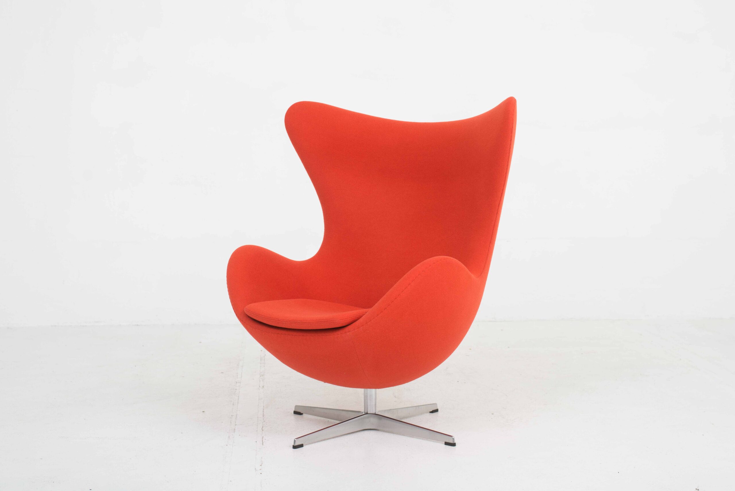 Fritz Hansen Egg Chair von Arne Jacobsen in Orange-0