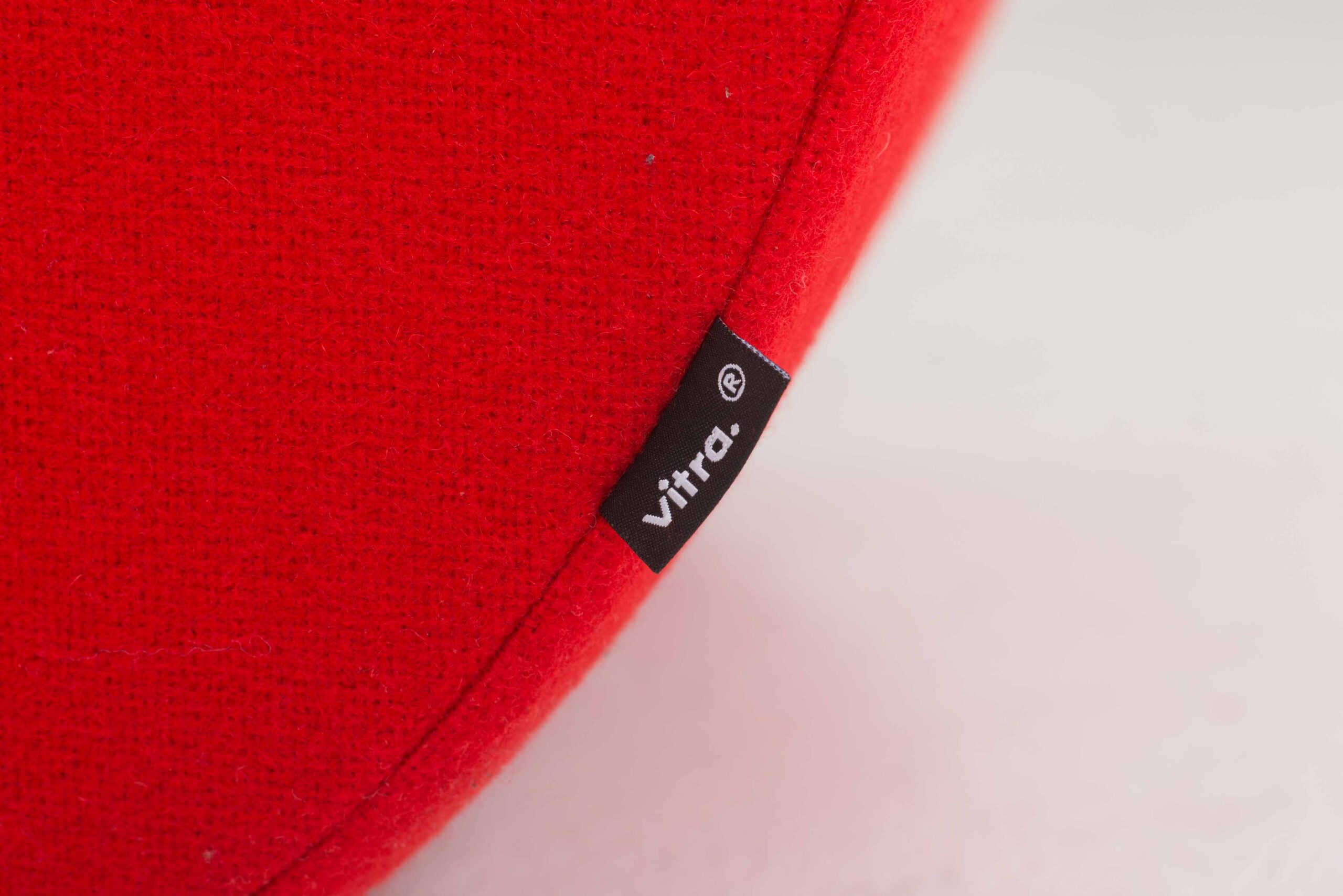 Vitra Amoebe Highback Sessel von Verner Panton in Rot-4