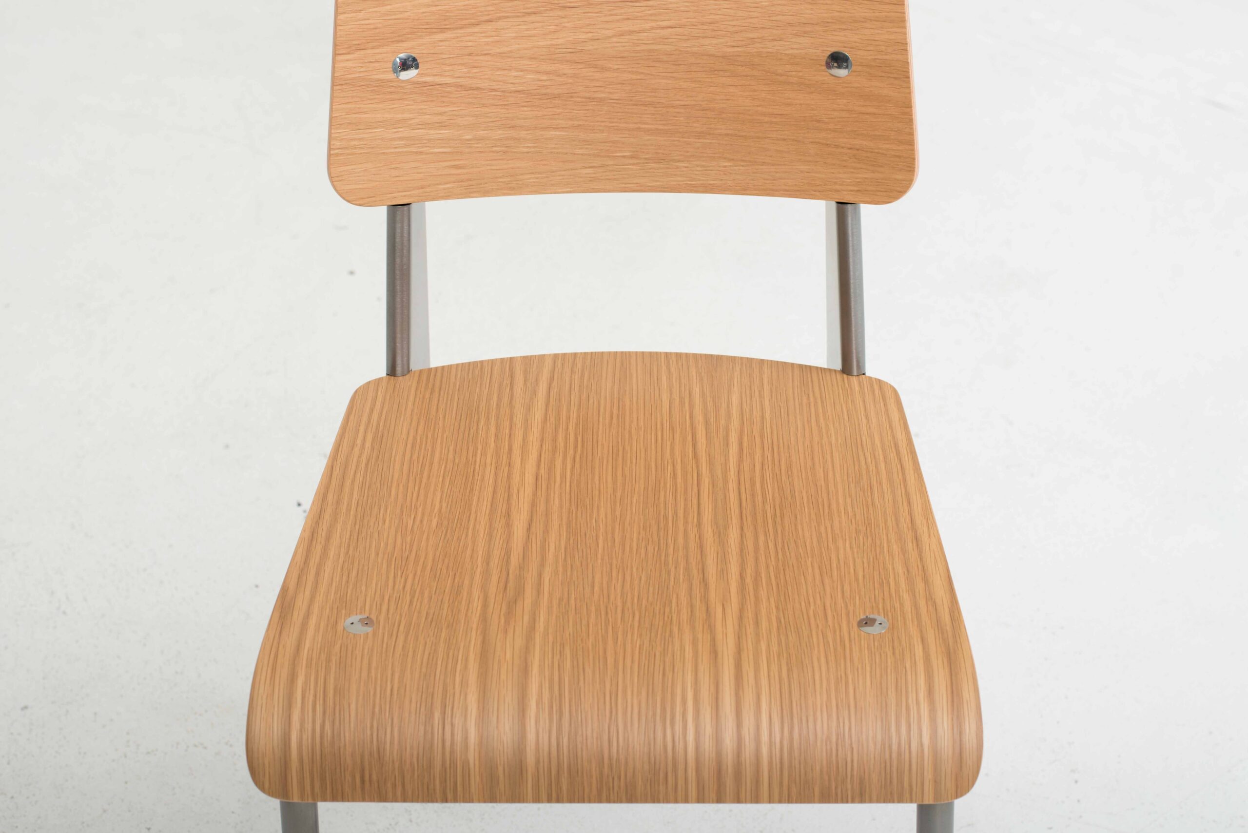 Vitra Standard Stuhl von Jean Prouvé in Métal Brut-4